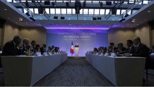 کنفرانس جهانی صلح خاورمیانه در پاریس آغاز شد 